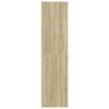 vidaXL Wardrobe Sonoma Oak 100x50x200 cm Engineered Wood