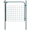 vidaXL Garden Fence Gate 100x100 cm Green