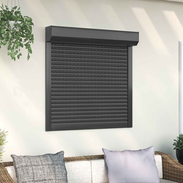 vidaXL Roller Shutter Manual Anthracite 100 x 100 cm