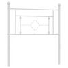 vidaXL Metal Replace Headboard White 90 cm