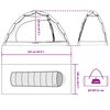 vidaXL Tent with Roof Other Manual Grey and Black 236 x 108 x 120 cm