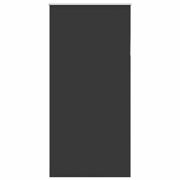 vidaXL Roller Blind Blackout Black 110x230 cm Fabric Width 105.7 cm Polyester