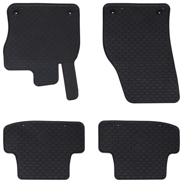 vidaXL Car Mat 4 pcs Black suitable for AUDI Q2 Rubber