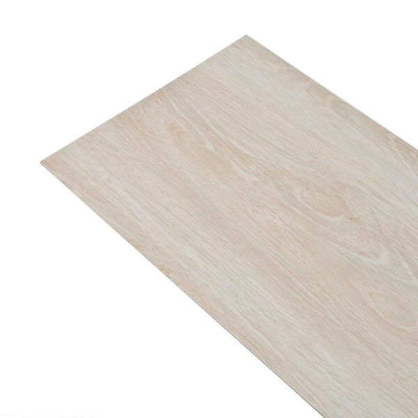vidaXL Flooring Planks 18 pcs White 5.26 m&sup2; PVC