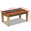 vidaXL Coffee Table Solid Reclaimed Wood 100x60x45 cm