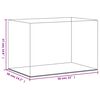 vidaXL Display Box Transparent 56x36x37 cm Acrylic