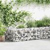 vidaXL Gabion Basket Galvanised Steel 300x30x50 cm