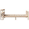 vidaXL Bed Frame without Mattress 90x190 cm Single Solid Wood Pine