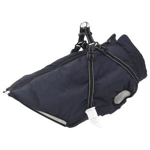 vidaXL Dog Coat Navy Blue L44