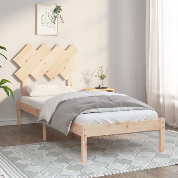 vidaXL Bed Frame without Mattress 90x200 cm Solid Wood