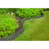 Nature Garden Border Edging Textured 0.12x24 m 5 mm Grey