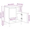 vidaXL Sideboard Old wood 35 x 60 x 70 cm Engineered wood