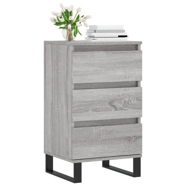 vidaXL Sideboard Grey Sonoma 40x35x70 cm Engineered Wood