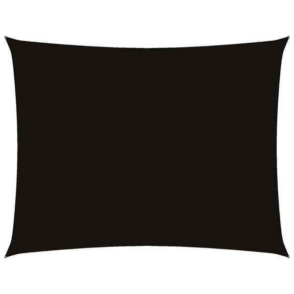 vidaXL Sunshade Sail Oxford Fabric Rectangular 2x3 m Black