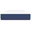 vidaXL Pocket Spring Bed Mattress Blue 100x200x20 cm Fabric