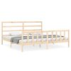 vidaXL Bed Frame without Mattress 200x200 cm Solid Wood Pine