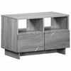vidaXL TV Stand 60 x 34.5 x 40 cm Grey Sonoma Engineered Wood