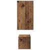 vidaXL TV Cabinet Set Wall-mounted 3 pcs Old Wood Engineered Wood