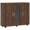 vidaXL Wooden Cabinet Brown Oak 88.5 x 30.5 x 73 cm Engineered Wood