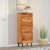 vidaXL Highboard 40x33x110 cm Solid Wood Acacia