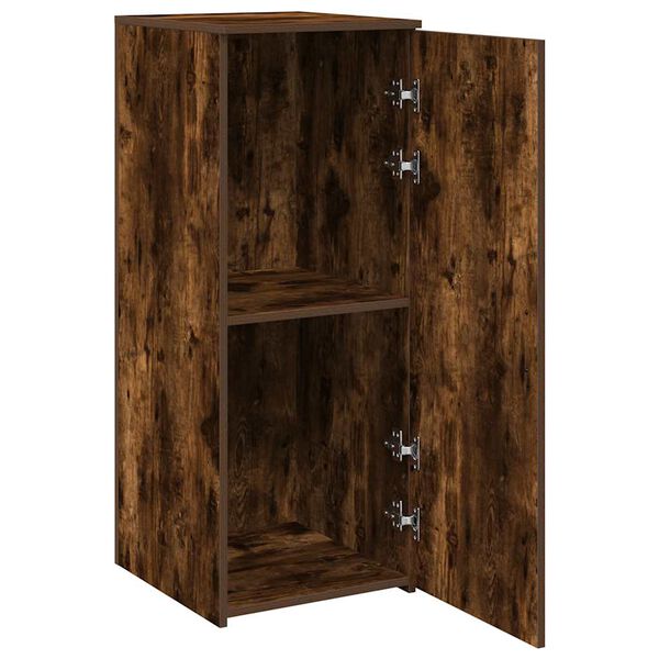 vidaXL Storage Cabinet Smoked Oak 40x45x103.5 cm Engineered Wood