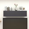 vidaXL Wall Mounted TV Cabinets 4 pcs Grey 30.5x30x30 cm