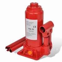 vidaXL Hydraulic Bottle Jack 5 Ton Red Car Lift Automotive