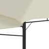 vidaXL Gazebo with Double Extended Roofs 3x3x2.75 m Cream 180 g/m²