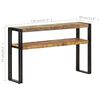 vidaXL Console Table 120x30x75 cm Solid Reclaimed Wood