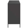 vidaXL Sideboard Black 101.5x39x73.5 cm Cold-rolled Steel
