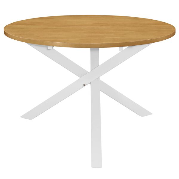 vidaXL Dining Table White 120x75 cm MDF