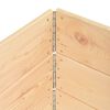 vidaXL Raised Beds 3 pcs 80x120 cm Solid Pine Wood (310051)