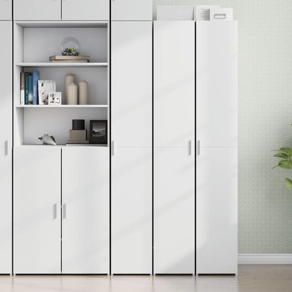 vidaXL Highboard White 30x42.5x185 cm Engineered Wood
