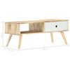 vidaXL Coffee Table 90x50x40 cm Solid Mango Wood