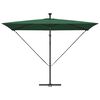 vidaXL Cantilever Banana Parasol Green 294 x 200 x 254 cm