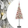 vidaXL Christmas Tree with 150 LEDs White 120 cm PE and Steel