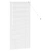 vidaXL Venetian Blinds Height Adjustable White 130 x 65 cm Aluminium