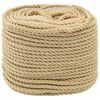 vidaXL Multipurpose Utility Rope 6 mm 100 m Natural PP 240 kg Max Load