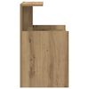 vidaXL Bedside Cabinet Artisan Oak 40 x 35 x 60 cm Engineered Wood