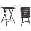 vidaXL Garden Table Anthracite 55 x 55 x 73 cm Powder-coated Steel