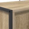 vidaXL Shoe Cabinet with Door Sonoma 79 x 36 x 100 cm Engineered Wood