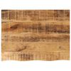 vidaXL Table Top 80x60x3,8 cm Live Edge Solid Wood Rough Mango