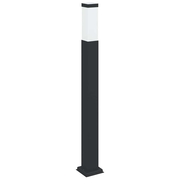 vidaXL Bollard Light 80 cm Black IP44