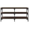 vidaXL Shoe Bench Brown Oak 100x38.5x49 cm Engineered Wood