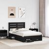 vidaXL Bed Frame with Drawer with Headboard Manual Engineered Wood