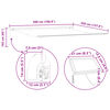 vidaXL Retractable Awning Multicolour 500 x 350 cm Fabric and Steel