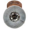 vidaXL Industrial Wall/Ceiling Lamps 2 pcs Silver 20x25 cm E27