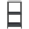 vidaXL Kitchen Storage with Shelf Anthracite 60 x 50 x 92 cm Steel
