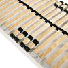 vidaXL Slatted Bed Bases without Mattress 2 pcs with 28 Slats 70x200 cm