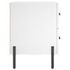 vidaXL Bedside Cabinet White 40x35x47.5 cm Engineered Wood